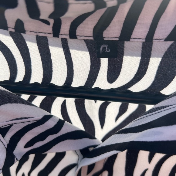 Zebra Print Long Sleeve Shirt - Picture 2 of 7